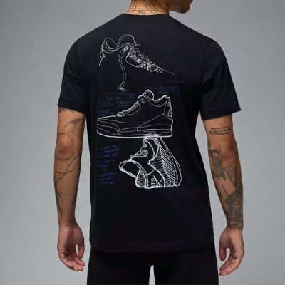 メール便配送可　ジョーダン　レア エア メンズ Tシャツ　IB7526-010　半袖Tシャツ　BLACK/SAIL/SAIL