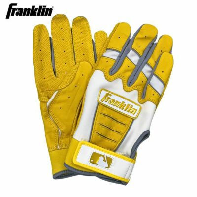 フランクリン FRANKLIN　限定 カスタムCFX　バッティング手袋　P501578　野球バッティンググローブ　YEL×WHT(イエロー×ホワイト)