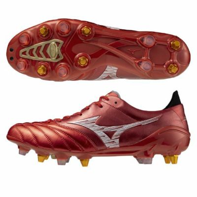 Mizuno モレリアIIジャパン 【限定色】レッド スパイク26.5cm MIZUNO モレリア 2 JAPAN レッド×ホワイト 【MIZUNO|ミズノ