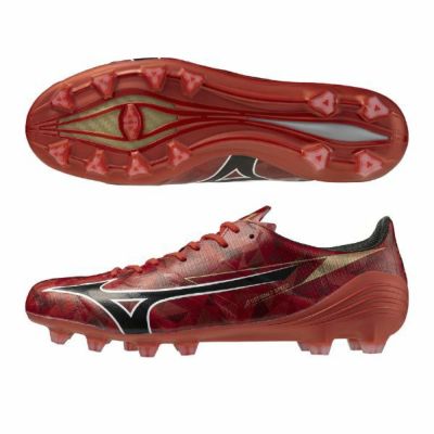ミズノ　ミズノアルファ2 エリート / MIZUNO α II ELITE　P1GA256260　サッカースパイク　60：ルビーレッド×ブラック