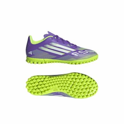 アディダス adidas　キッズ(子供用)　F50 CLUB TF J(土/人工芝)　JI0039　ジュニアサッカートレーニングシューズ　パープルラッシュ×ルシッドレモン