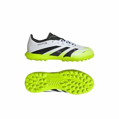 アディダス adidas　キッズ(子供用)　プレデター PREDATOR LEAGUE TF J(土/人工芝)　JI1149　ジュニアサッカートレーニングシューズ　ホワイト×ルシッドレモン